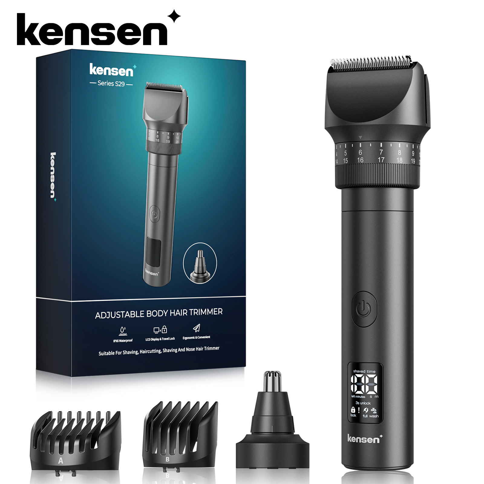 Men'S Grooming Razor - Kensen S29 Aparador de cabelo para