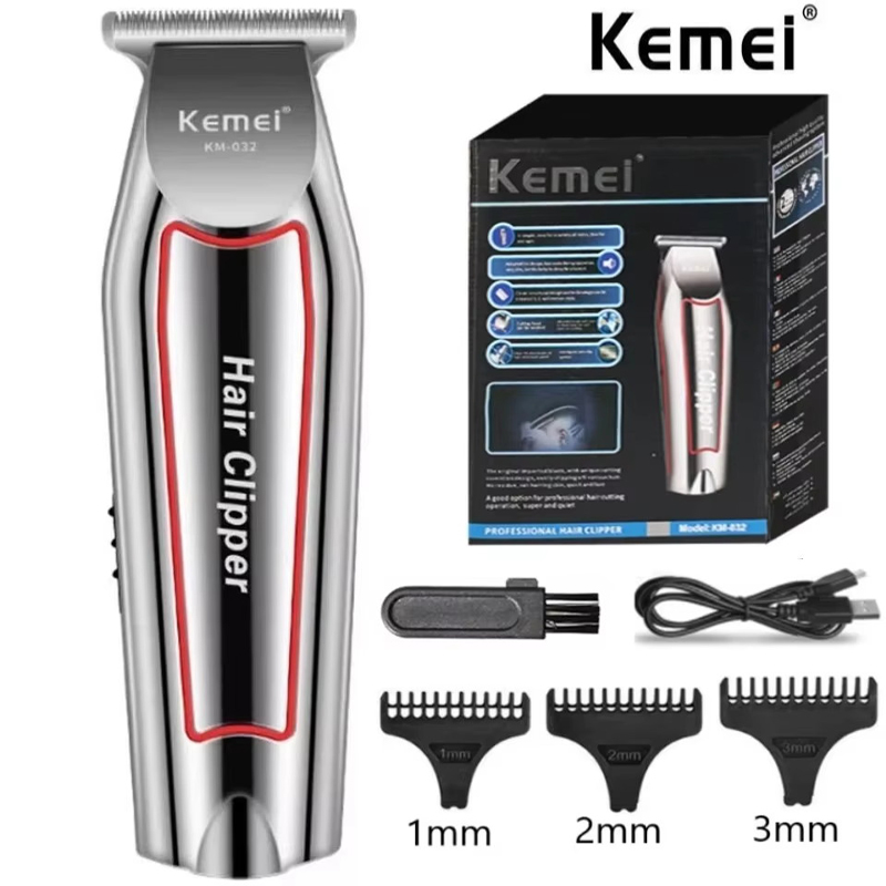 Men'S Grooming Essentials - Aparador de Cabelo Elétrico Kemei KM-032