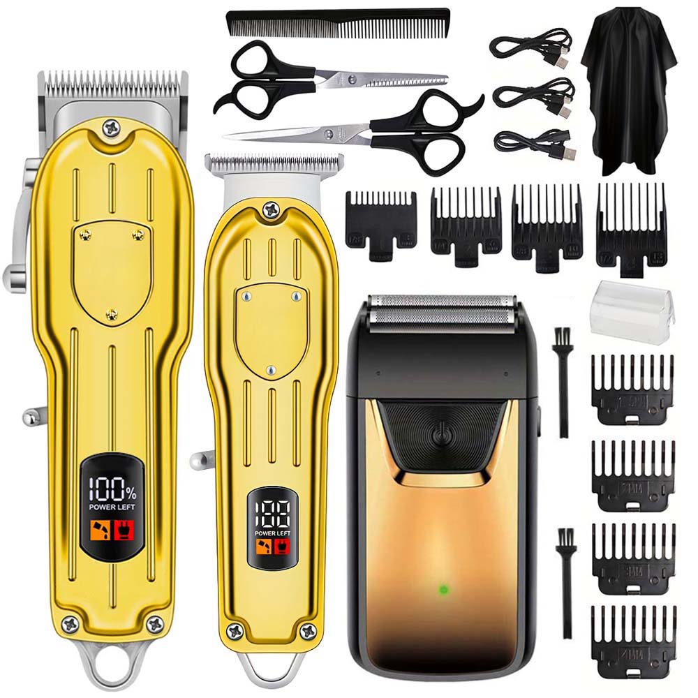 Men'S Grooming Essentials - Conjunto Profissional de Máquina de Cortar