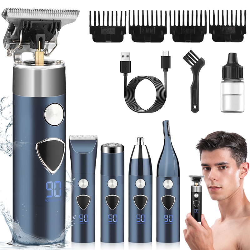 Men'S Grooming Hair And Body Wash - RESUXI-Multifuncional cabelo Clipper Set para homens,