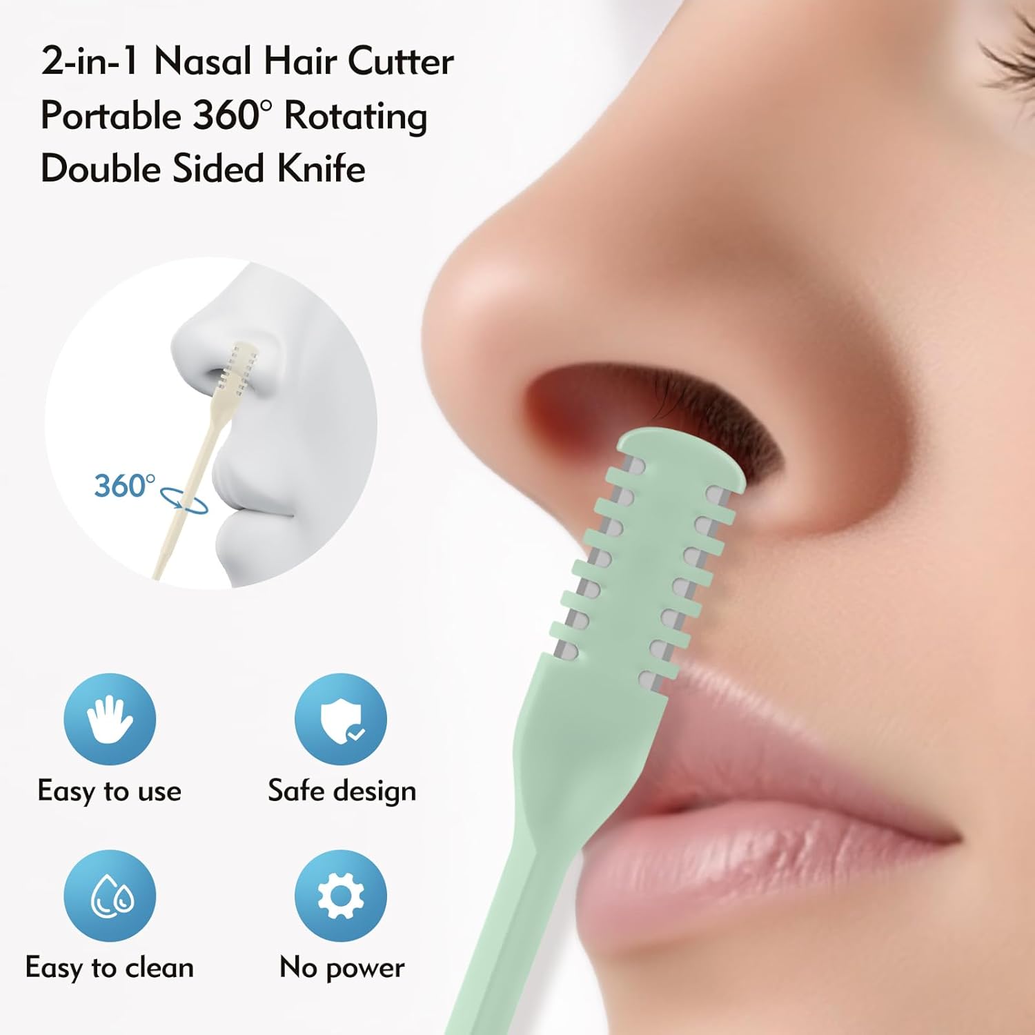 5/20/50 Peças Cortador Nasal 2 - Grooming Men'S Hair avaliação e preço