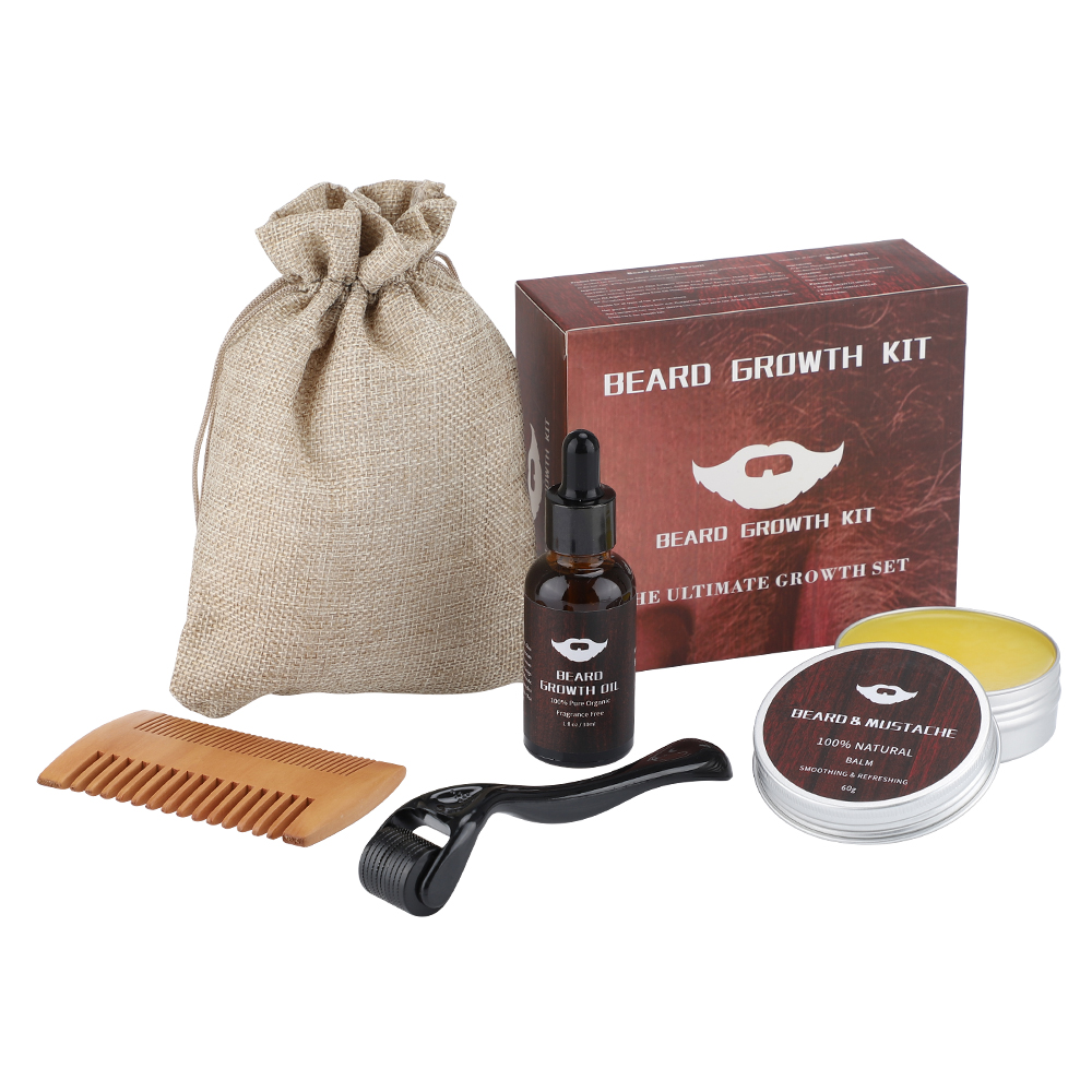 Kit de Crescimento De Barba Pa - Men'S Grooming Products Kit avaliação e preço