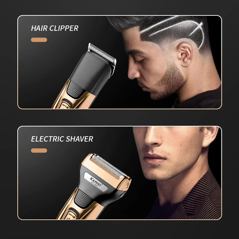 Kit de Higiene Pessoal KEMEI 3 - Men'S Grooming Hair And Body Wash avaliação e preço