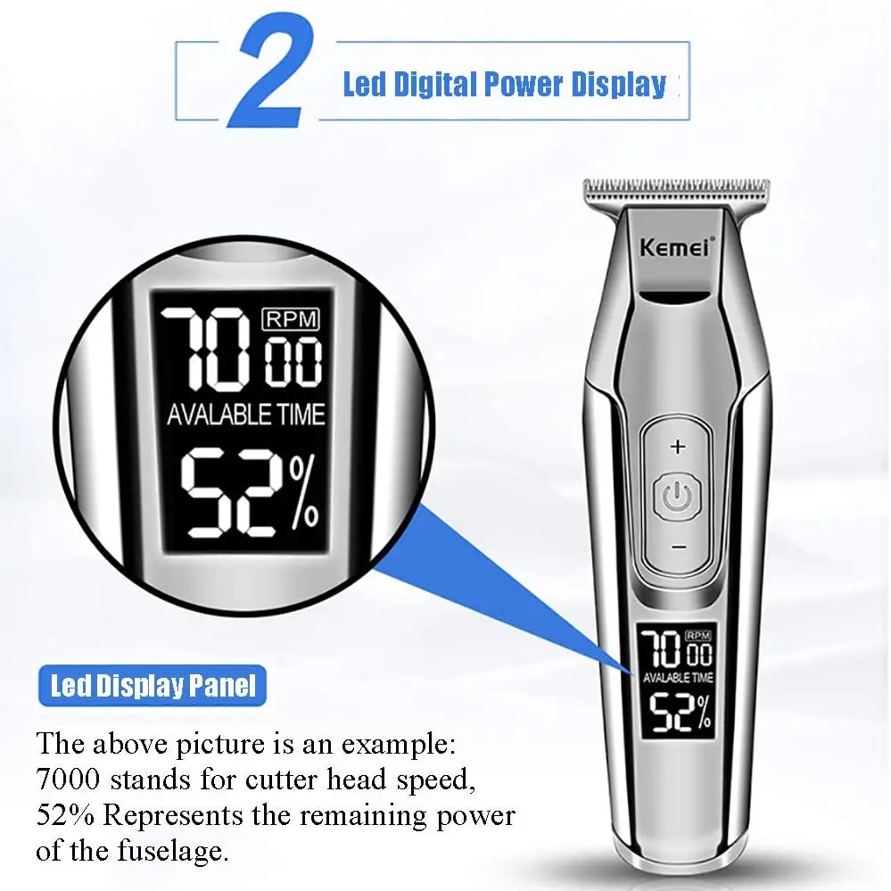 Kemei máquina de cortar cabelo - Men'S Grooming Razor avaliação e preço