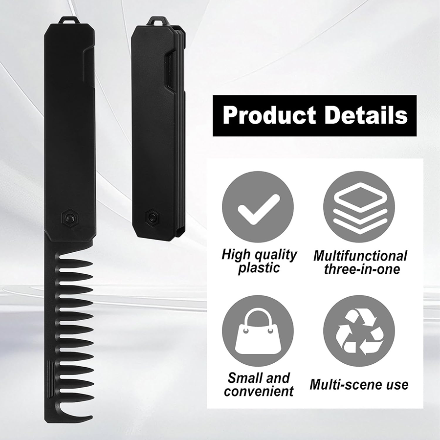 Escova de Cabelo 3 em 1 para V - Comb Fine Tooth avaliação e preço